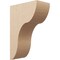 Ekena Millwork 11"W x 22"D x 33"H Classic Carmel Rough Cedar Woodgrain TimberThane Corbel, Primed Tan CORUR11X22X33CARRCPR - alternate 1